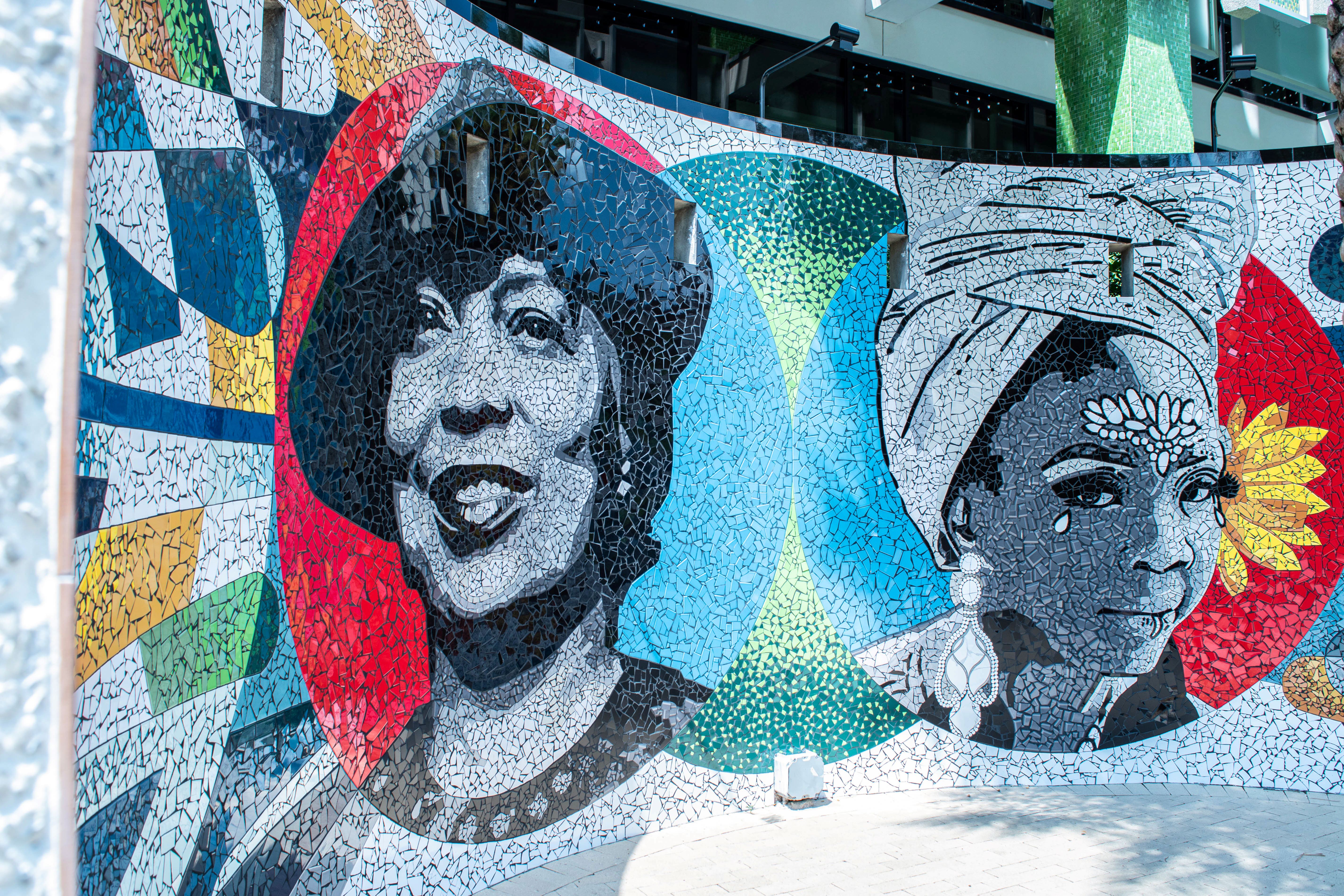 Jacksonville Legends Mosaic: Zora Neale Hurston and Ebony Payne